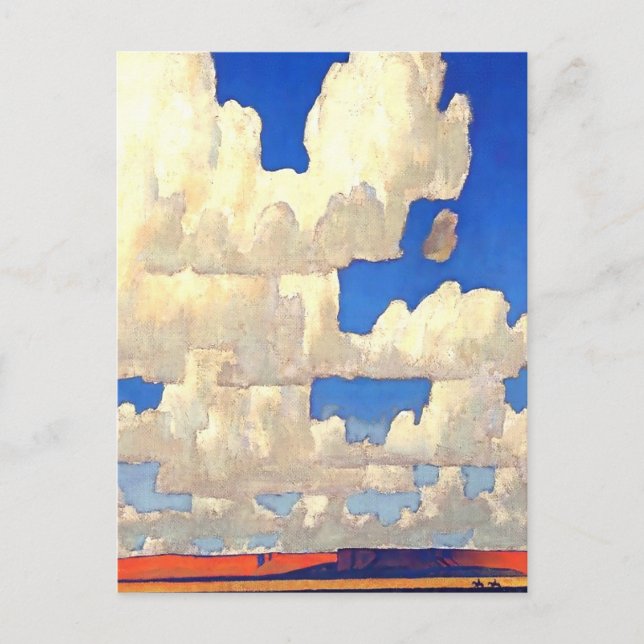 “Cloud World” by Maynard Dixon Postcard (Front)