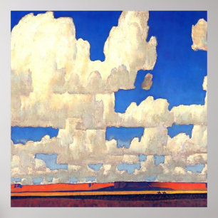 “Cloud World” by Maynard Dixon Poster