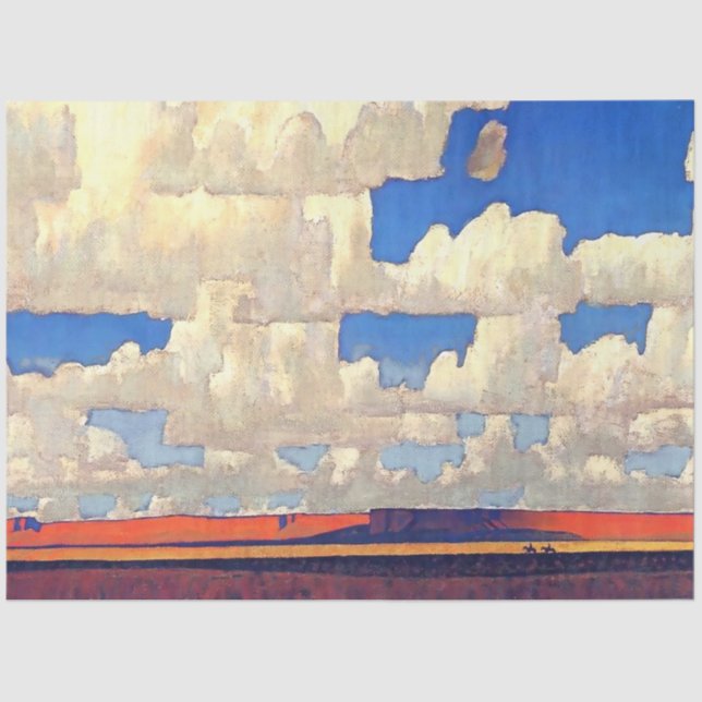 “Cloud World” by Maynard Dixon Tissue Paper (Front)