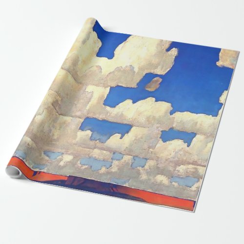 Cloud World by Maynard Dixon Wrapping Paper