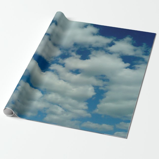 Cloud Wrapping Paper (Unrolled)