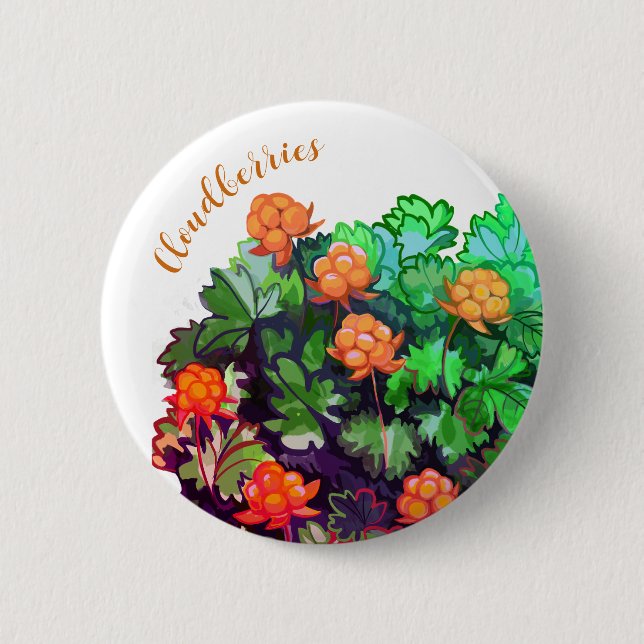 Cloudberries Button (Front)