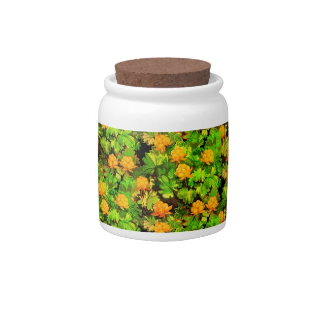 Cloudberries Candy Jar (Front)