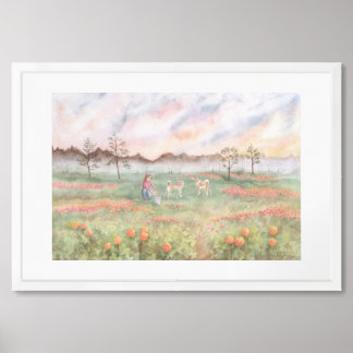 Cloudberry Framed Art