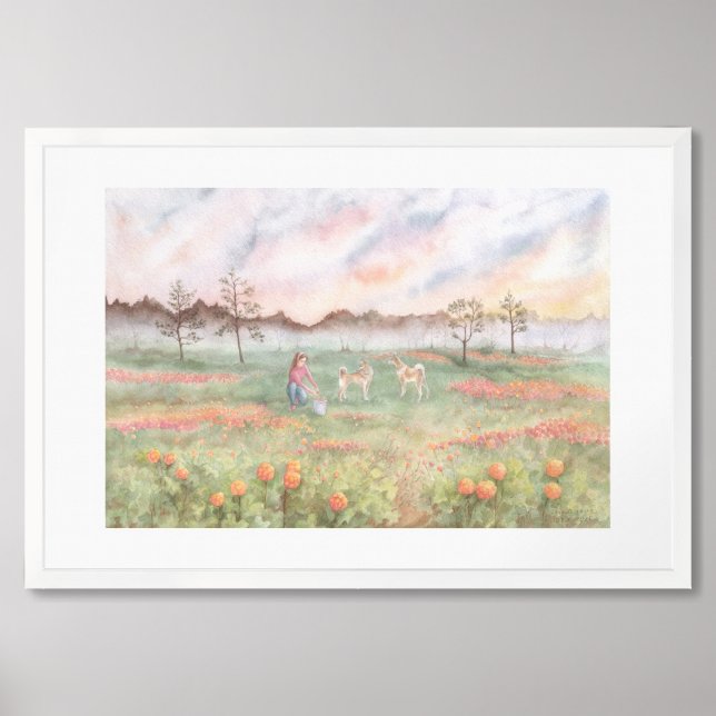 Cloudberry Framed Art (Framed Front)