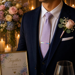 Cloudbreak Pastel Gold Finish Tie Bar