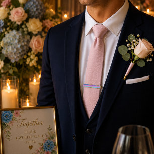 Cloudbreak Pastel Gold Finish Tie Bar