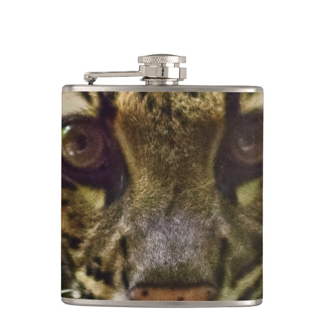 Clouded Leopard Flask (Front)
