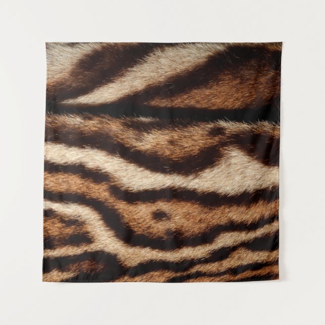 clouded leopard fur tapestry (Front)