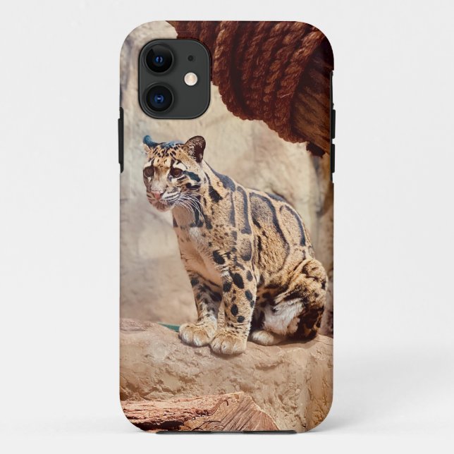 clouded leopard picture nature wildlife exotic Case-Mate iPhone case (Back)