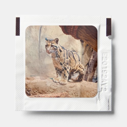 clouded leopard picture nature wildlife exotic hand sanitizer packet