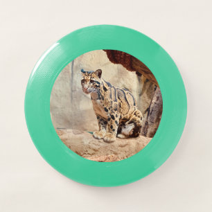 clouded leopard picture nature wildlife exotic Wham-O frisbee