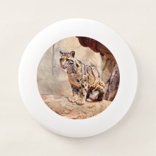 clouded leopard picture nature wildlife exotic Wham-O frisbee