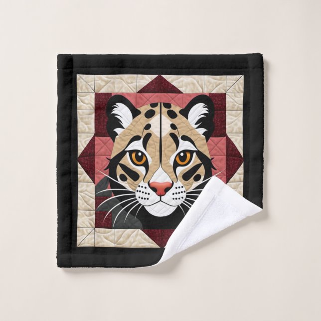 Clouded Leopard Washcloth (Wash Cloth)