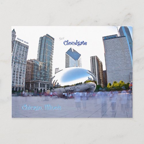 Cloudgate _ Chicago Illinois Postcard
