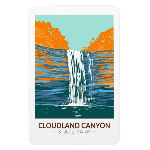 Cloudland Canyon State Park Georgia Vintage  Magnet
