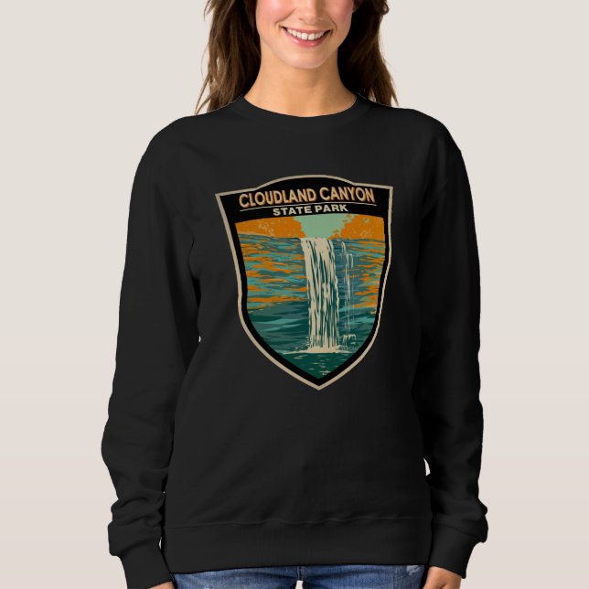 Cloudland Canyon State Park Georgia Vintage   Sweatshirt (Front)