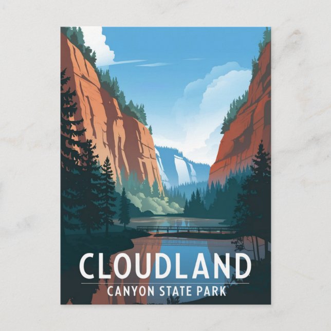 Cloudland Canyon State Park  Postcard (Front)