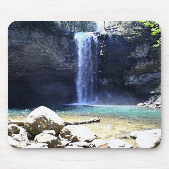 Cloudland Canyon Waterfall Mousepad (Front)