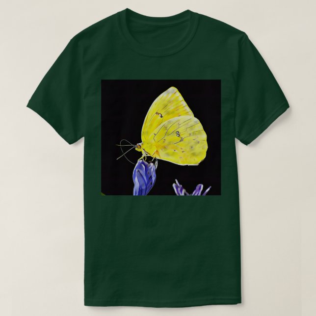 Cloudless Sulfur Butterfly T-Shirt (Design Front)