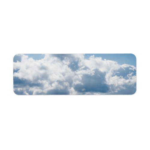 clouds_388922 BEAUTIFUL SKY NATURE BLUE WHITE CLOU Label