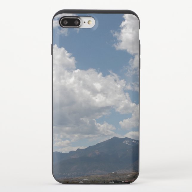 Clouds above the Rocky Mountains Uncommon iPhone Case (Back)