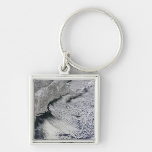 Clouds across the skies of the North Atlantic Keychain
