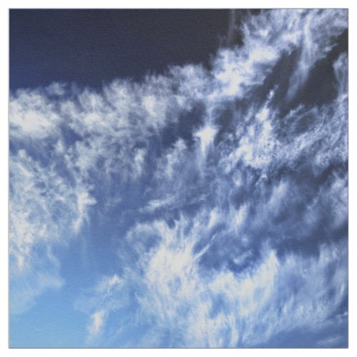 Clouds And A Blue Sky Fabric