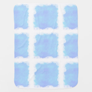 Clouds and Blends of Blue Baby Blankets