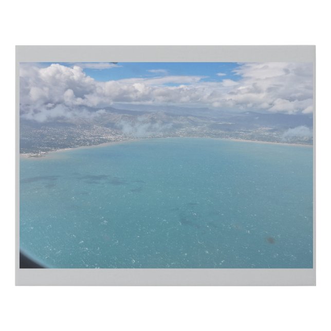 Clouds and currents faux canvas print (Front)