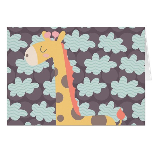 Clouds and Giraffes Cards (Front Horizontal)