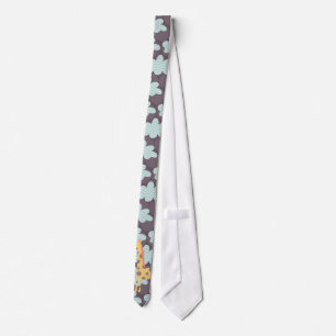 Clouds and Giraffes Neck Tie