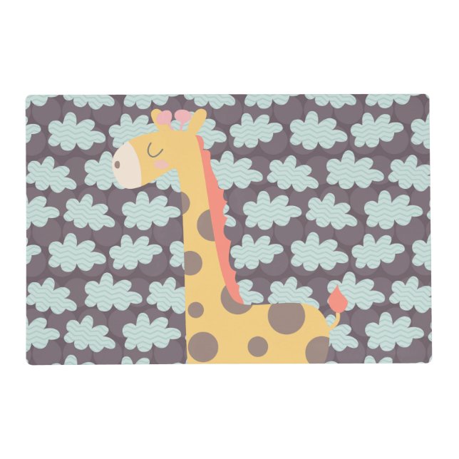 Clouds and Giraffes Placemat (Front)