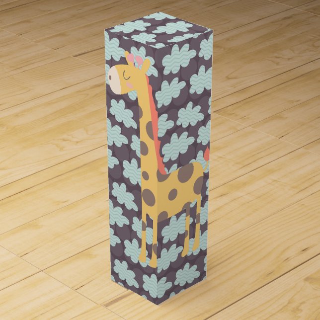 Clouds and Giraffes Wine Box (Front)