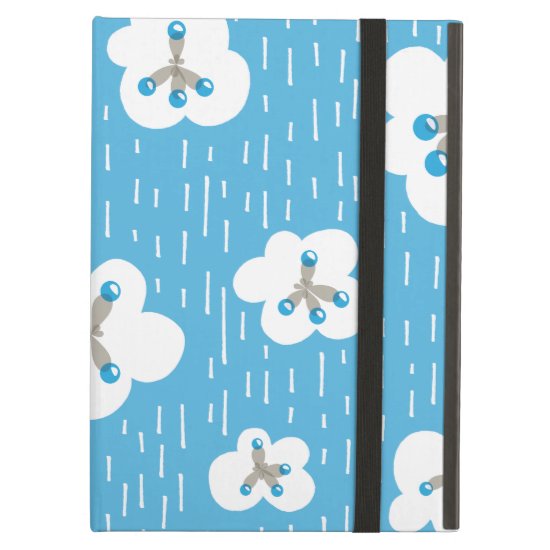 Clouds And Methane Molecules Blue Chemistry Geek Cover For iPad Air