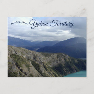 Clouds and Mountains in Yukon Territory Canada Postcard