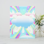 clouds and rainbow sky paper (Standing Front)