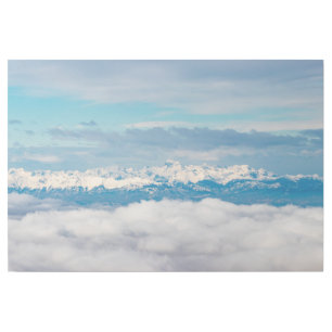 Clouds and snowy mountain Triglav Gallery Wrap