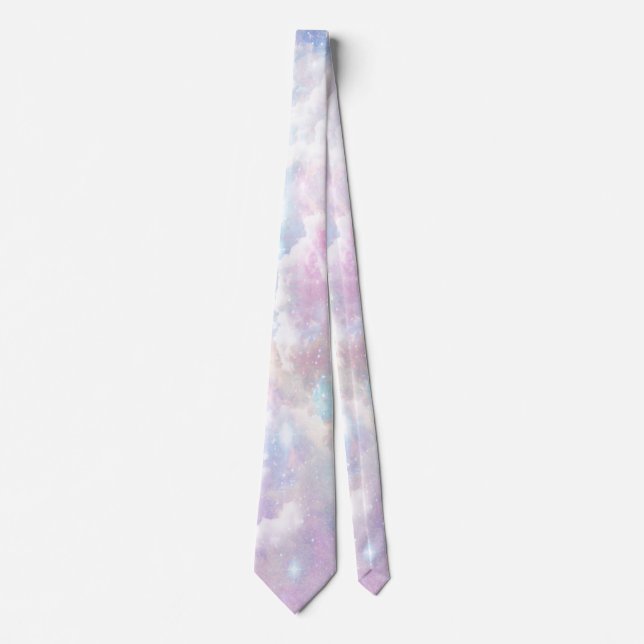 Clouds and Stars Neck Tie (Front)