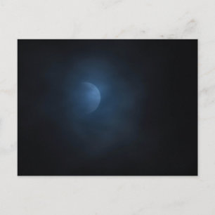 Clouds and the Moon Postcard