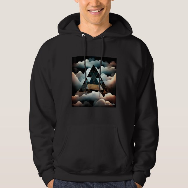 Clouds and Triangles 2 Hoodie (Front)