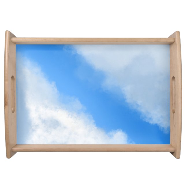Clouds Apart - Blue Serving/Vanity Tray (Front)