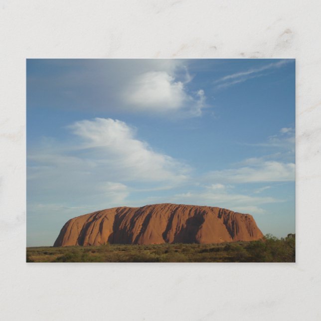 Clouds at Ayers Rock Postcard (Front)