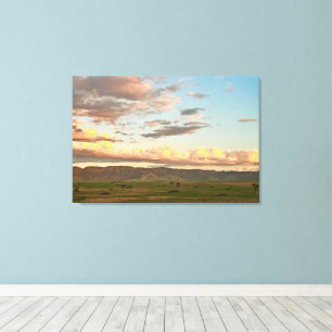 Clouds at Namibia Golden Hour Canvas Print