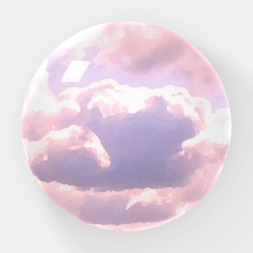 Clouds at Sunset Beautiful Photographic Paperweight