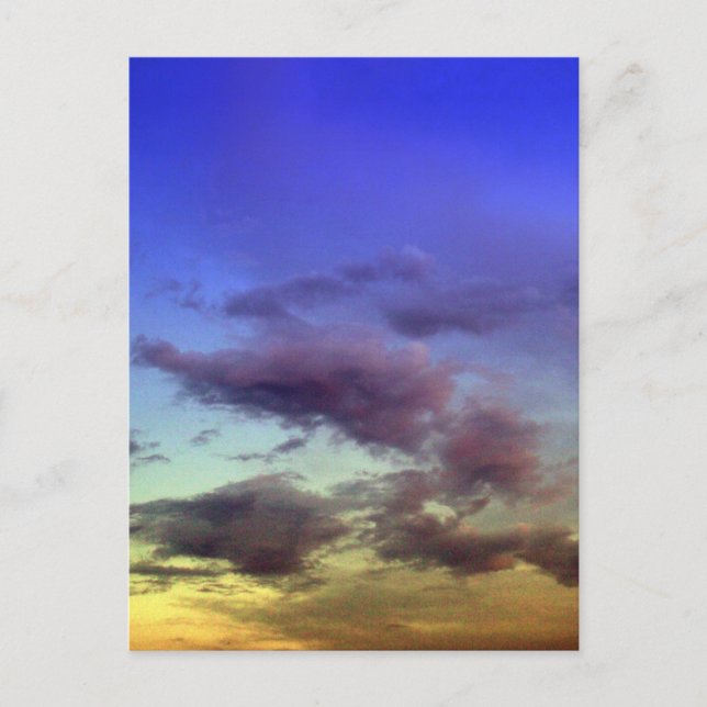 Clouds at Sunset Postcards (Front)