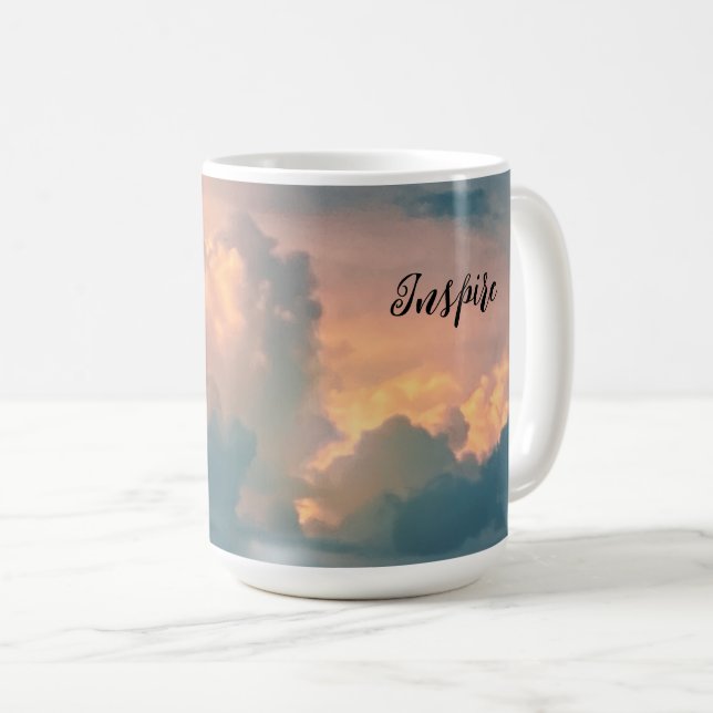 Clouds at Sunset Specialty Mug (Front Right)