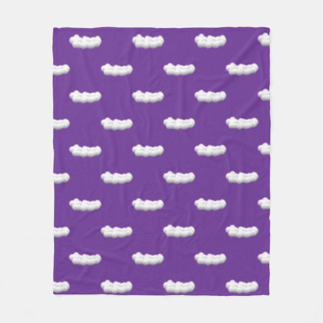 clouds Baby Baby Blanket (Front)