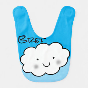 Clouds Baby Bib