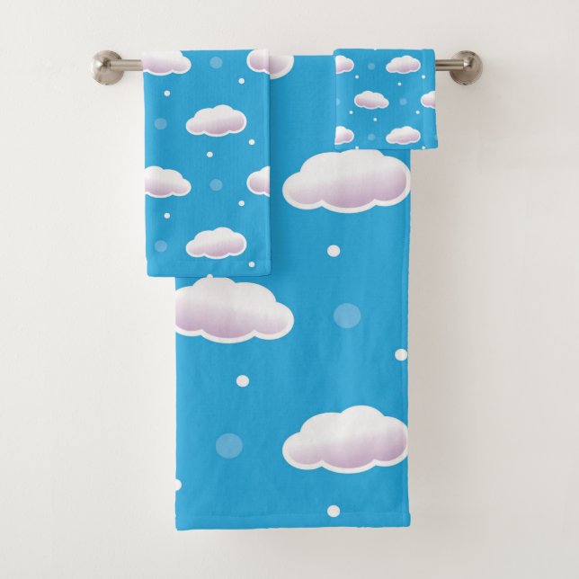 Clouds Bath Towel Set (Insitu)